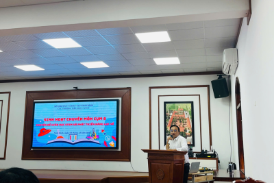 Trường Tiểu học Hải Anh tham gia Sinh hoạt chuyên môn Cụm Miền 8 – Bước khởi đầu đổi mới