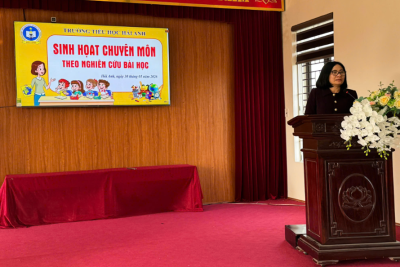 Sinh hoạt chuyên môn tại Trường Tiểu học Hải Anh – Hành trình đưa công nghệ đến gần hơn với học sinh