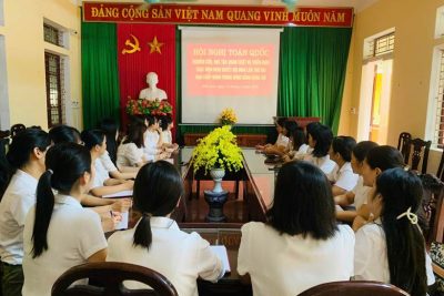 TRƯỜNG TIỂU HỌC HẢI ANH TỔ CHỨC DỰ HỘI NGHỊ QUÁN TRIỆT NGHỊ QUYẾT TRUNG ƯƠNG LẦN THỨ HAI KHÓA XIV