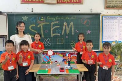 Học sinh Tiểu học Hải Anh lan tỏa thông điệp năng lượng bền vững qua Cuộc thi Cùng em sáng tạo STEM 2026