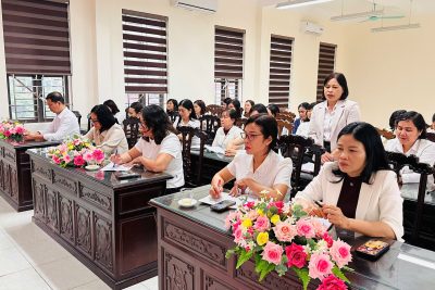 CHI BỘ TRƯỜNG TIỂU HỌC HẢI ANH TỔ CHỨC SINH HOẠT THƯỜNG KỲ THÁNG 3/2026