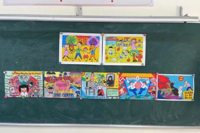 LAN TỎA GIÁ TRỊ NHÂN ÁI TỪ NHỮNG NÉT VẼ TRẺ THƠ CUỘC THI CẤP XÃ “SÁNG KIẾN BẢO ĐẢM TRẬT TỰ TRƯỜNG HỌC VỀ PHÒNG, CHỐNG BẠO LỰC HỌC ĐƯỜNG” LẦN THỨ III NĂM 2026