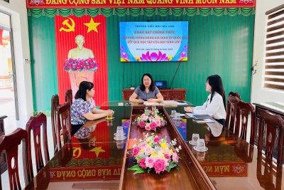 TRƯỜNG TIỂU HỌC HẢI ANH HOÀN THÀNH TỐT NHIỆM VỤ KHẢO SÁT THEO QUY ĐỊNH CỦA BỘ GIÁO DỤC VÀ ĐÀO TẠO